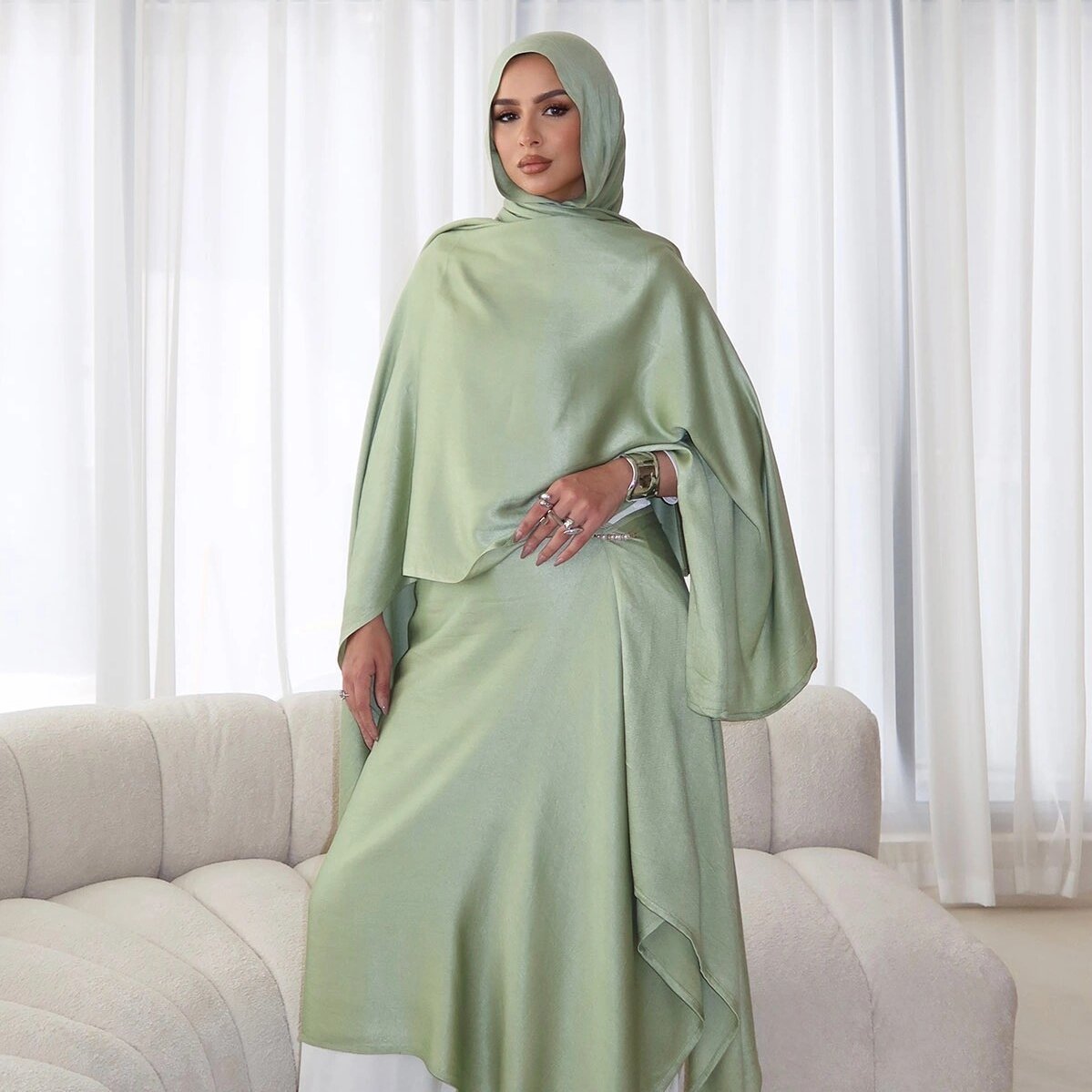 Breathable Silk Viscose Hijab 3