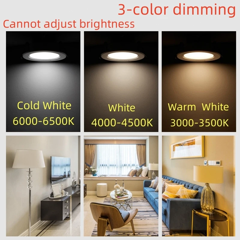LED-Einbauleuchte 5W 7W 9W 12W 15W 18W Runde 2
