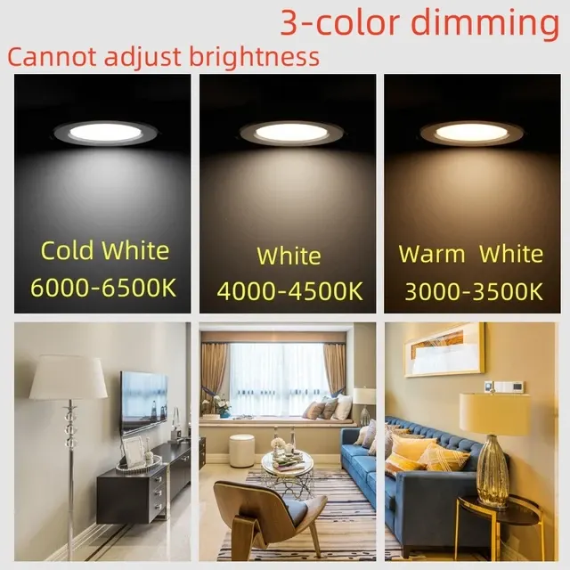 Runde LED-Einbauleuchte 5 bis 18 W 2