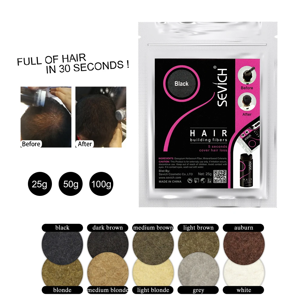 Keratin Hair Fibers 100g Volumizer