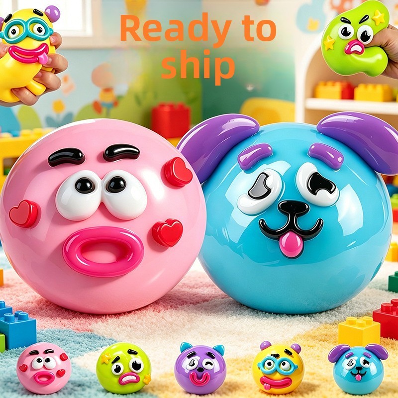 Gesichtstausch-Squishy mit Langsamrückstellung 3
