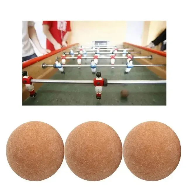 Wood and Plastic Table Football Balls 3