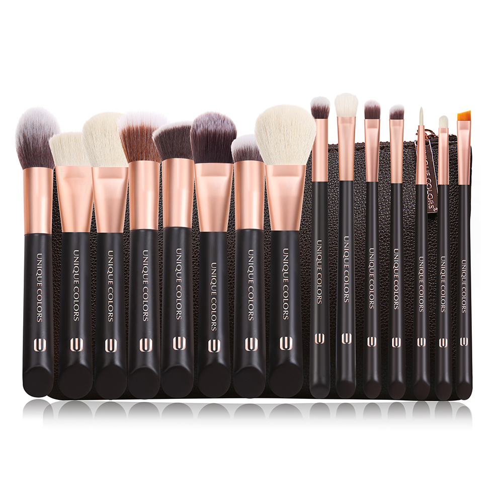Professionelles Puder-Pinselset 15-teilig