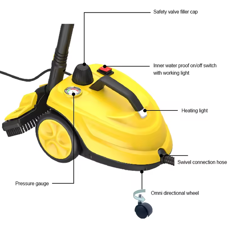 Professional High-Pressure Handheld Floor Steam Cleaner 4