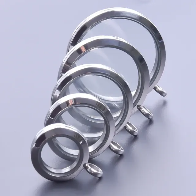 Stainless Steel Floating Photo Locket Pendant 2