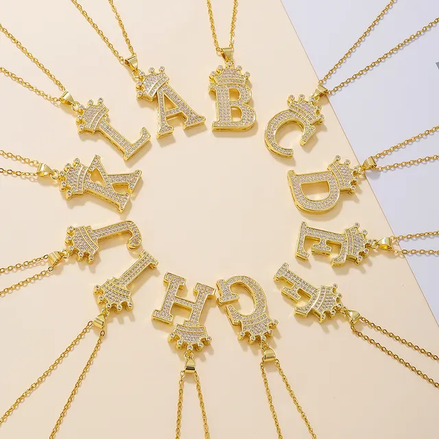 Letter Initial Necklace 1