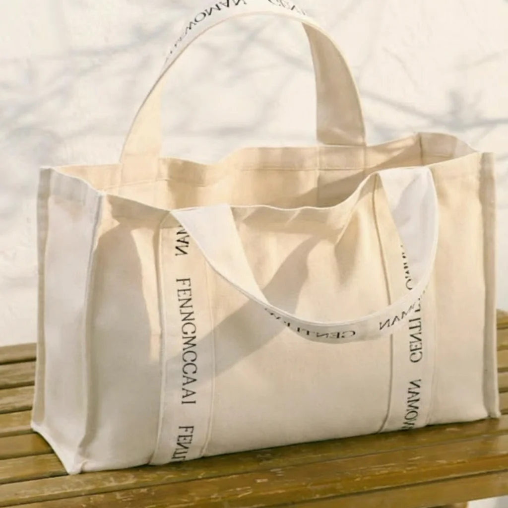 Canvas Tote Bags Based on Samples Supporting Printed