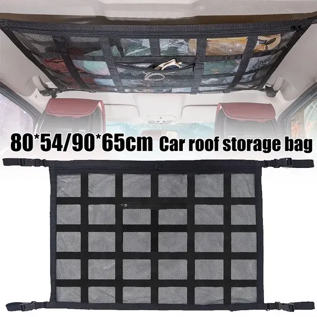Space-Saving Car Roof Cargo Net 1