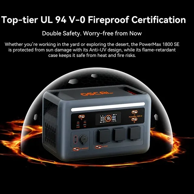 Portable 1024Wh LiFePO4 Power Station 3