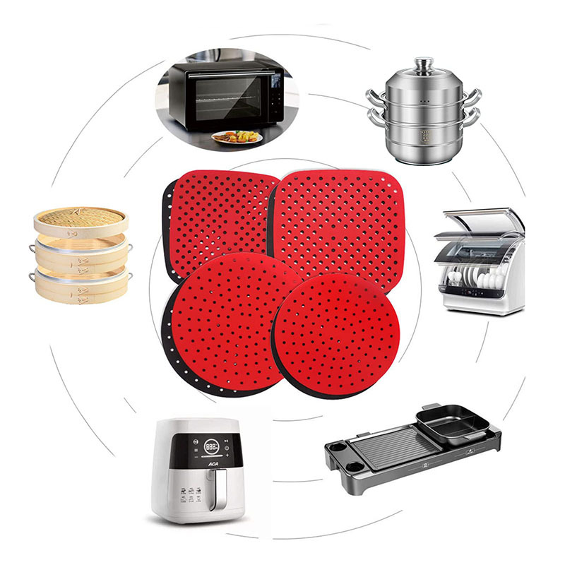 Perforated Silicone Air Fryer Mat 3