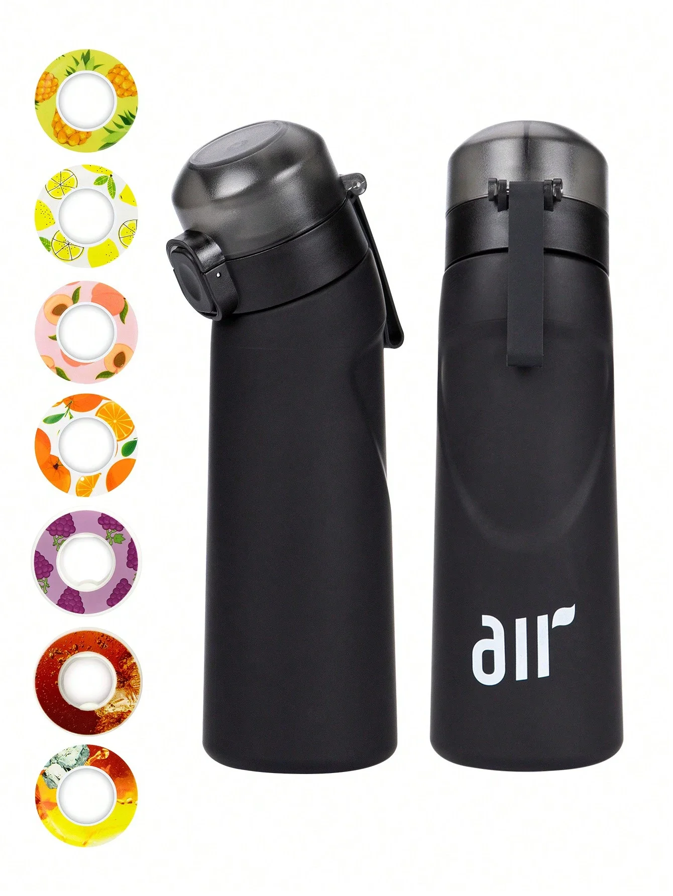 1pc Luft Wasser Flasche Mit Zufällige Runde Form
