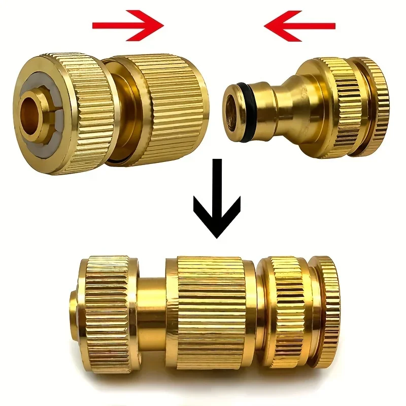 EU Hose Adapter Set, 1/2 and 3/4 2