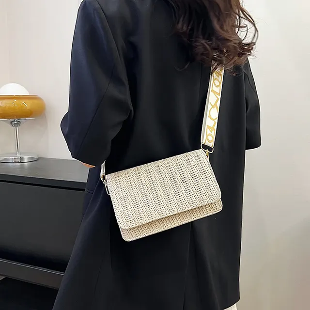 Straw Crossbody Bag 1