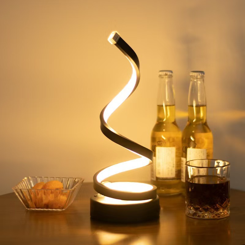 Minimalist LED Table Lamp with Touch Dimmer 4