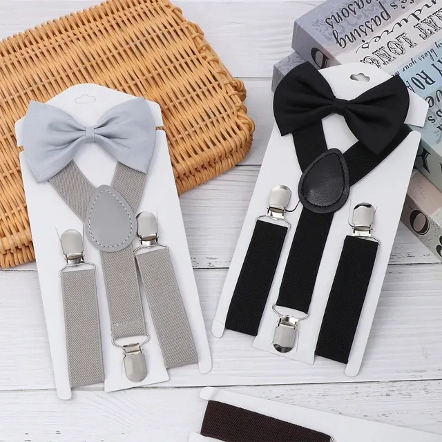 Suspenders With Bow Tie 3