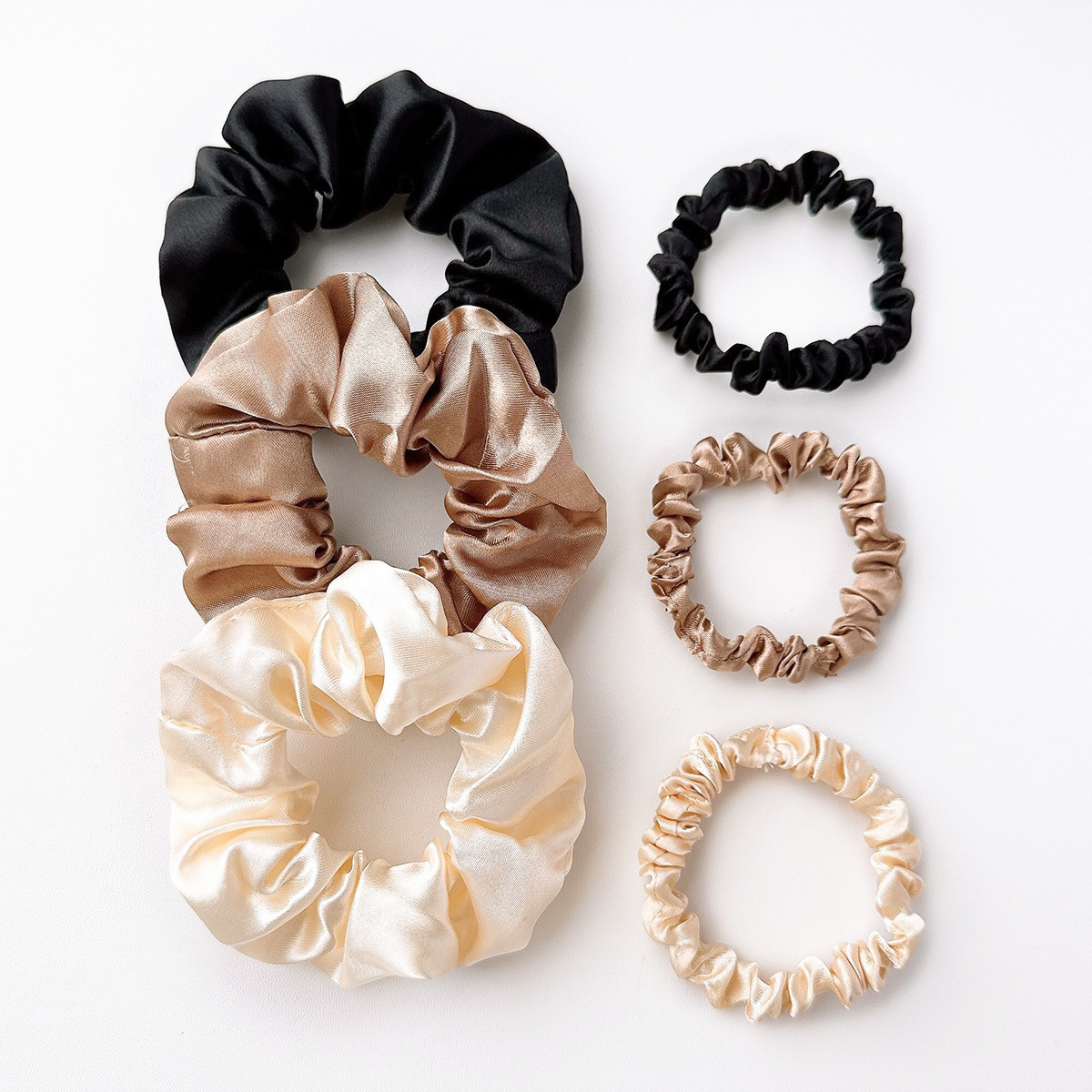 Large Satin Scrunchies Set 3