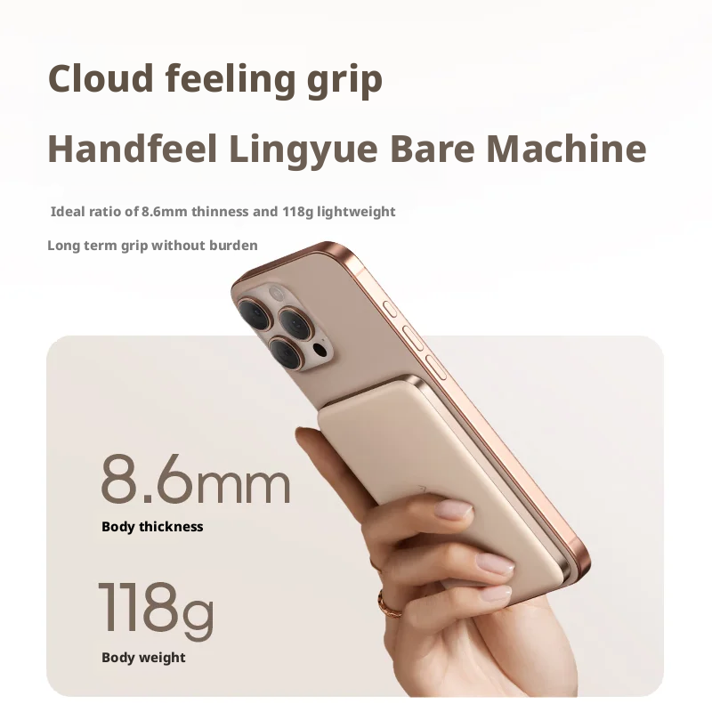 Ultra-Slim Magnetic Power Bank 5000mAh Wireless 3