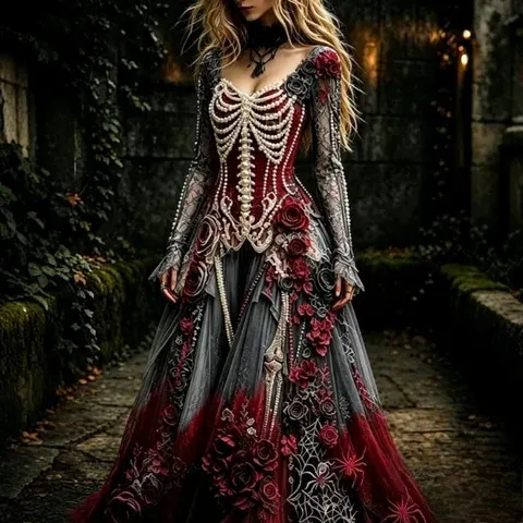 Gothic-Maxikleid