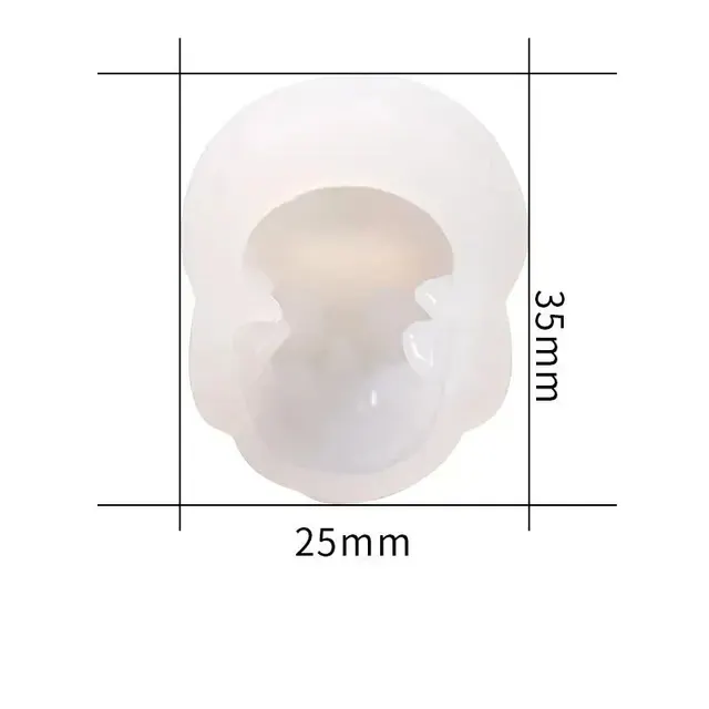 Skull Resin Mold 2