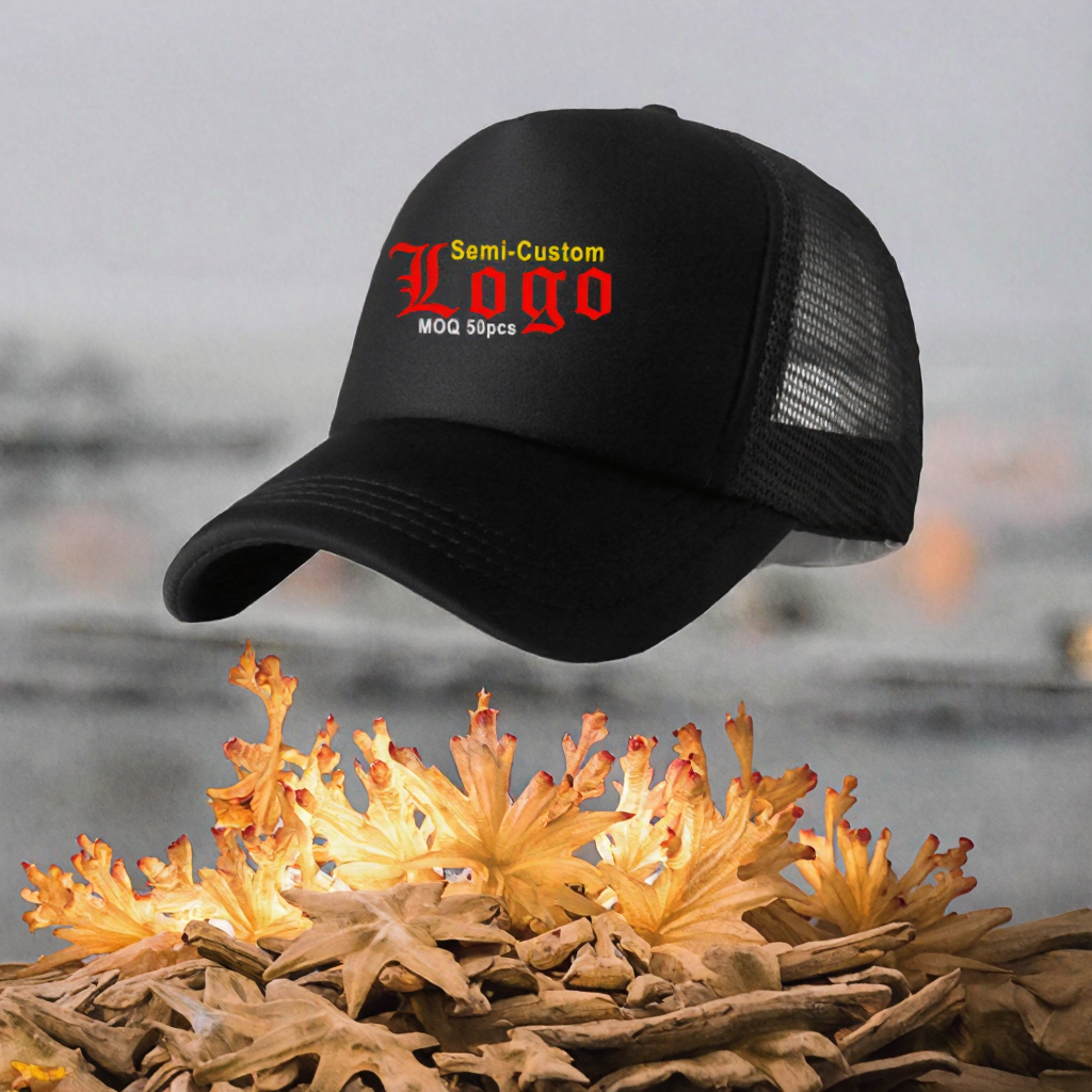 Breathable Mesh Trucker Cap with Embroidery 3