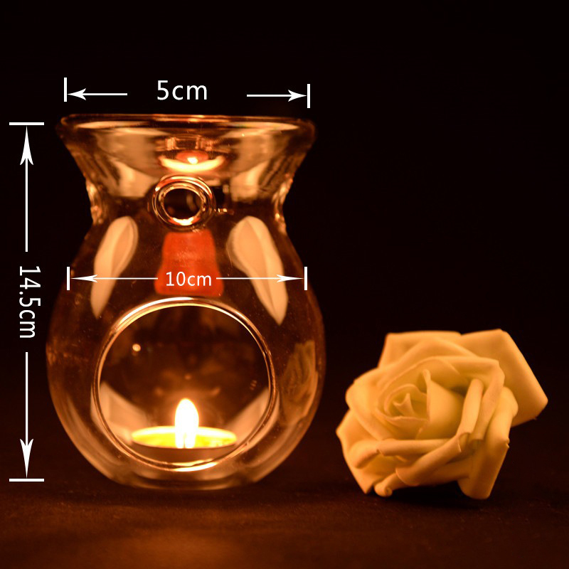 Nordic Borosilicate Glass Cylinder Candleholder 2