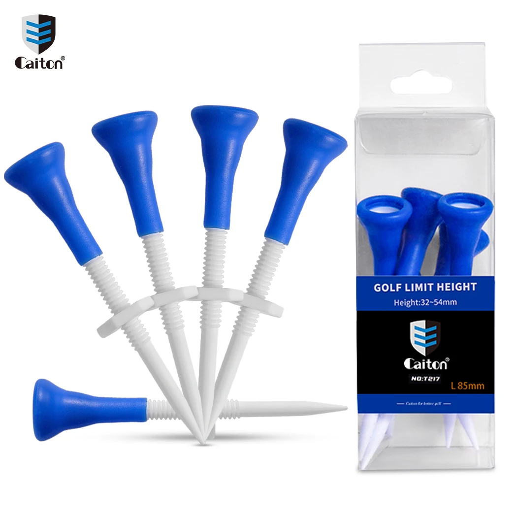 Caiton 5 Stück Verstellbare Golf-Tees aus Kunststoff 85