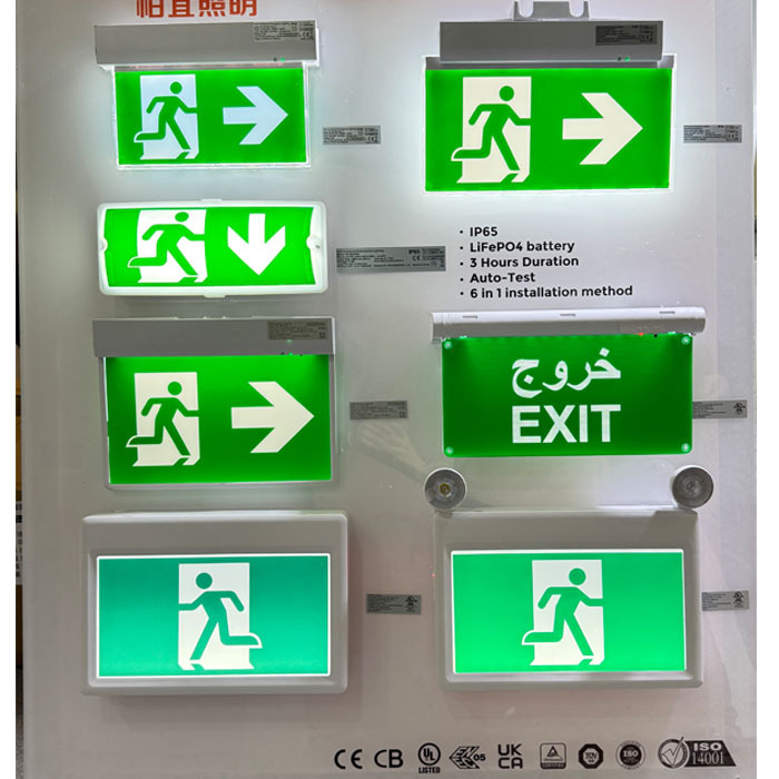 IP65 Emergency Light with 1500mAh Battery 3