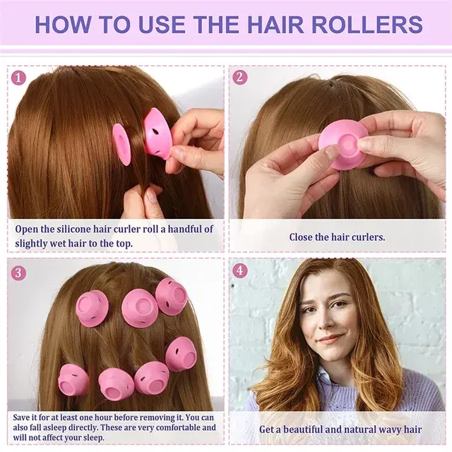 Silicone Hair Curlers 4