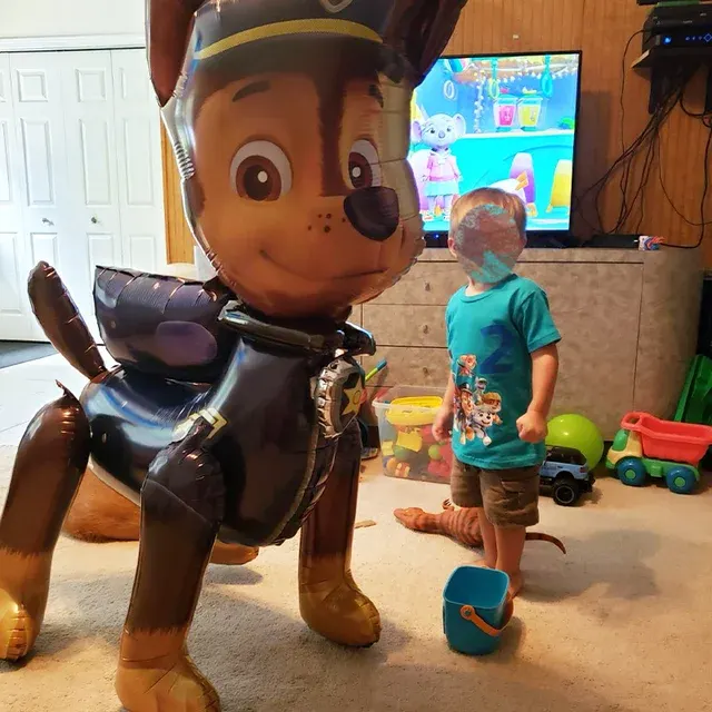 Giant Standing Cartoon Dog Foil Balloon 3