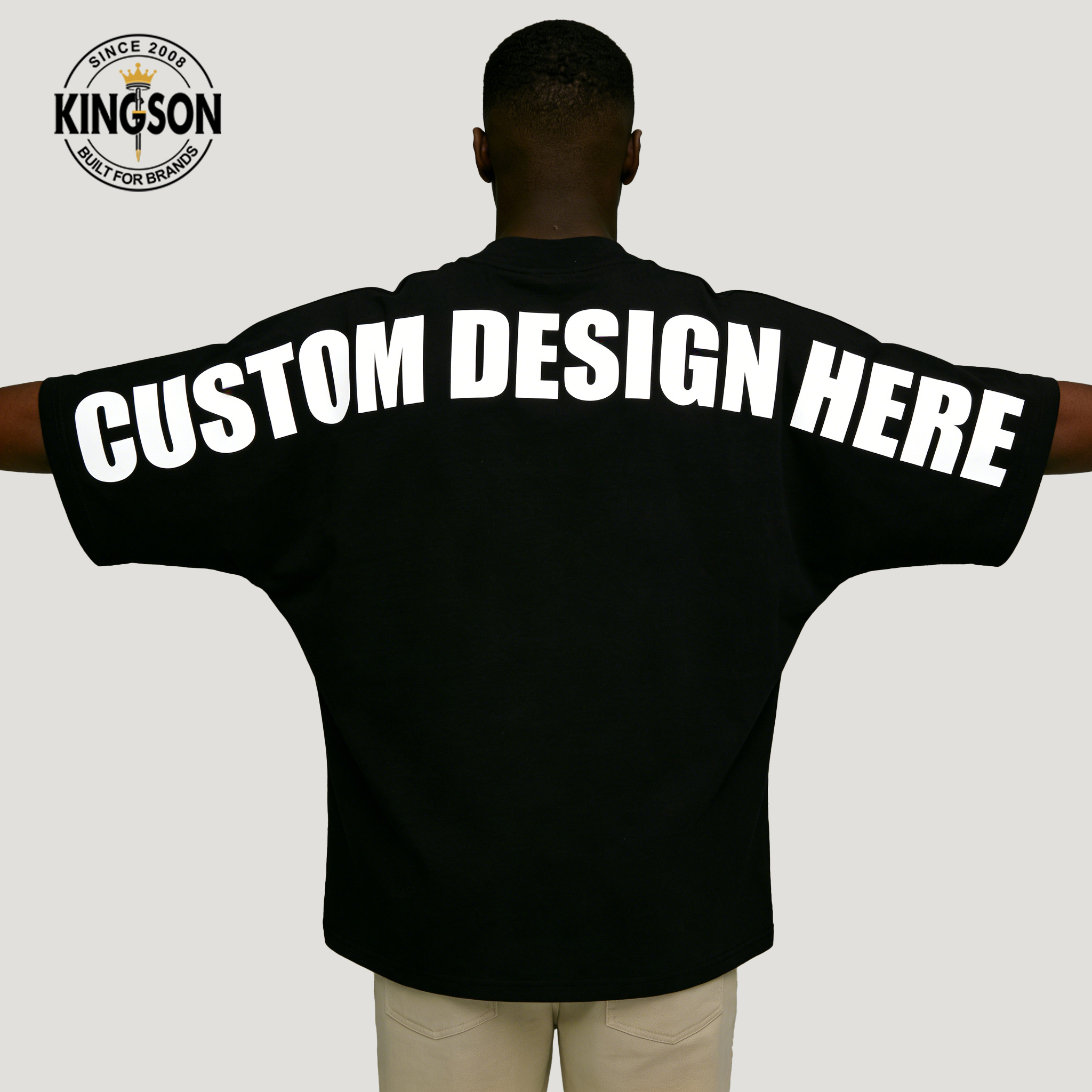 Men's Oversized Heavyweight T-Shirt 300 GSM