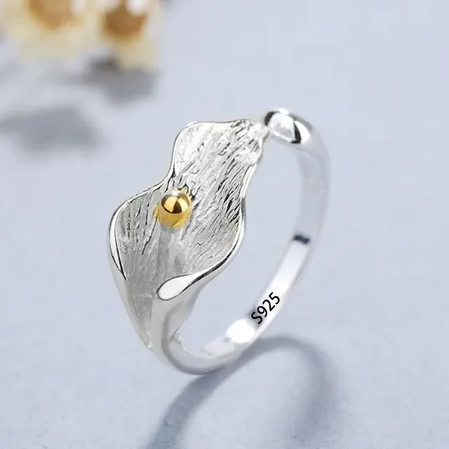 Lotus Silver Ring 2
