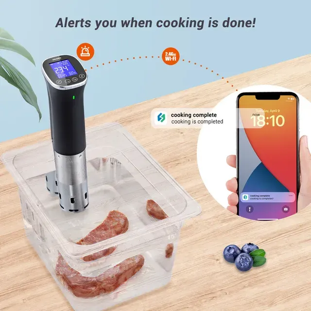 Waterproof WiFi Sous Vide Cooker IPX7 3