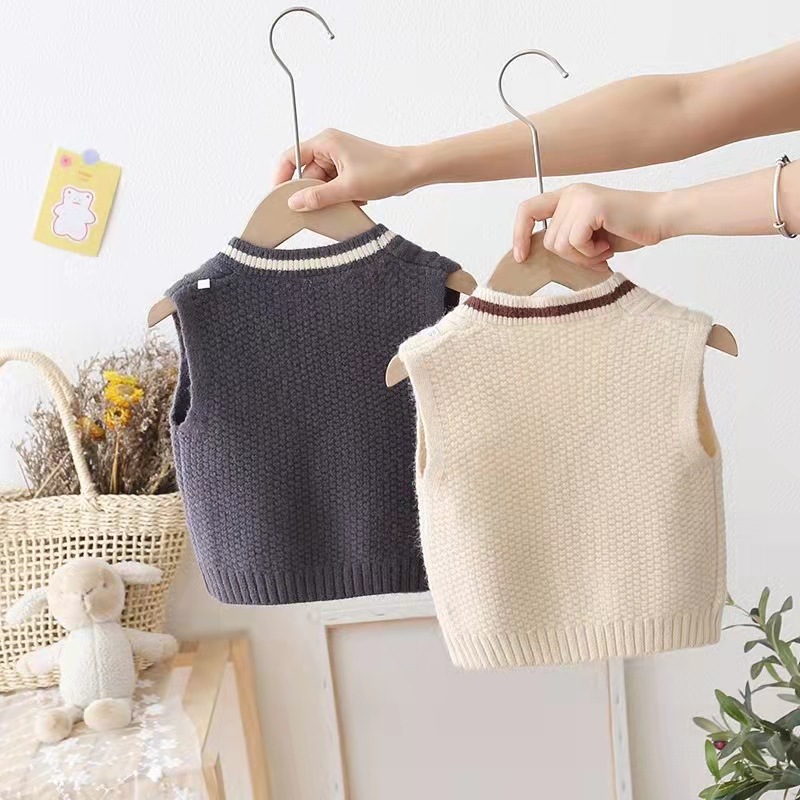 Sweater Baby Vest Outwear In Spring And Autumn