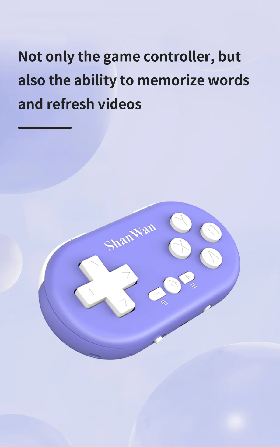 Mini Gamepad Gaming Control Bluetooth Für iPhone Android 4