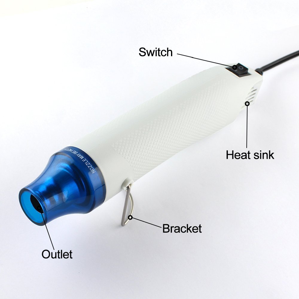Fashional 110V 300W Mini Heat Gun Multifunction Hand-Hold 4