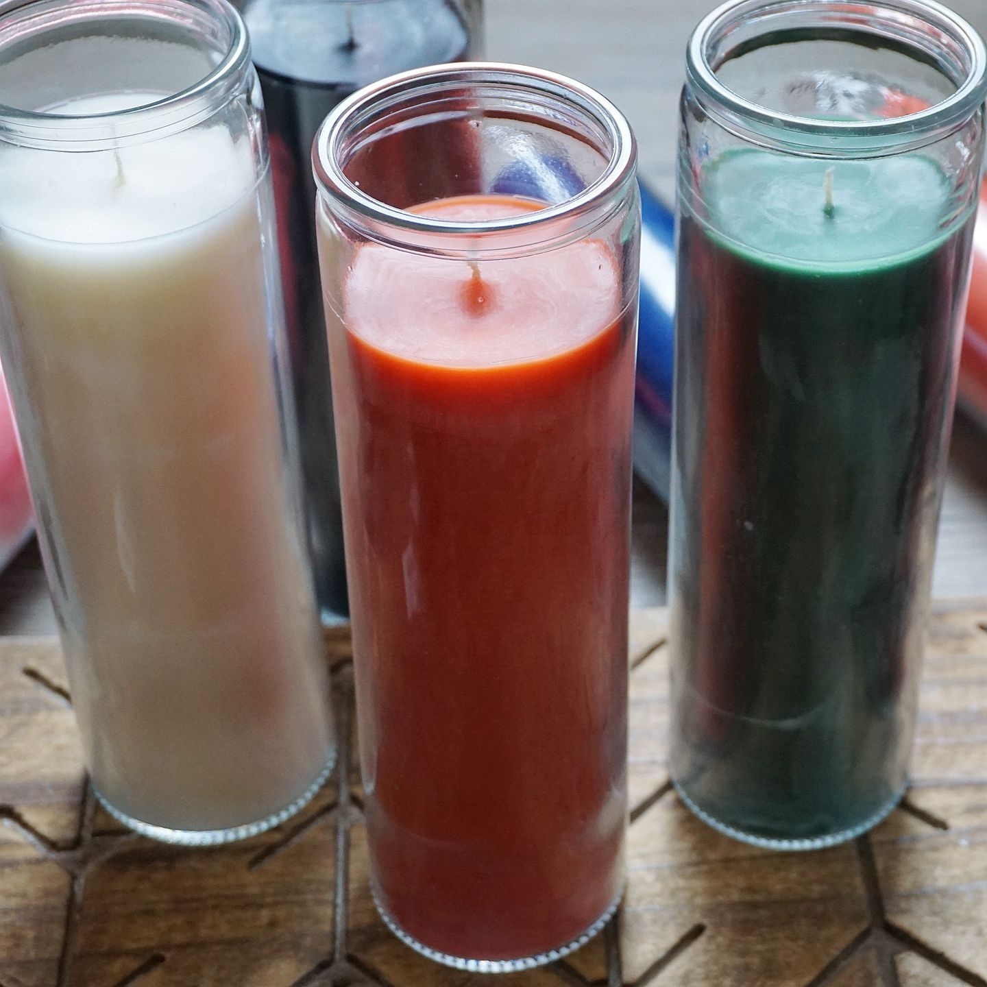 Seven-Day Prayer Candle Glass Jar