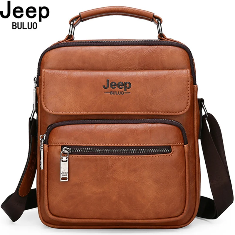 JEEP BULUO Männer Handtaschen Berühmte Marke Große Größe