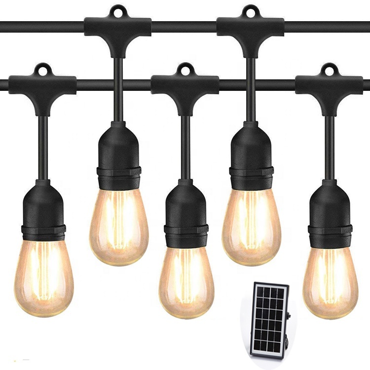 48FT S14 Solar Outdoor in Holiday Lighting Garden