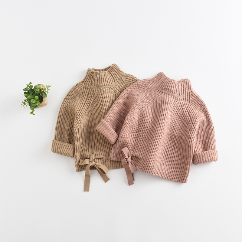 Knit Sweater Cardigan Girl Winter Clothing
