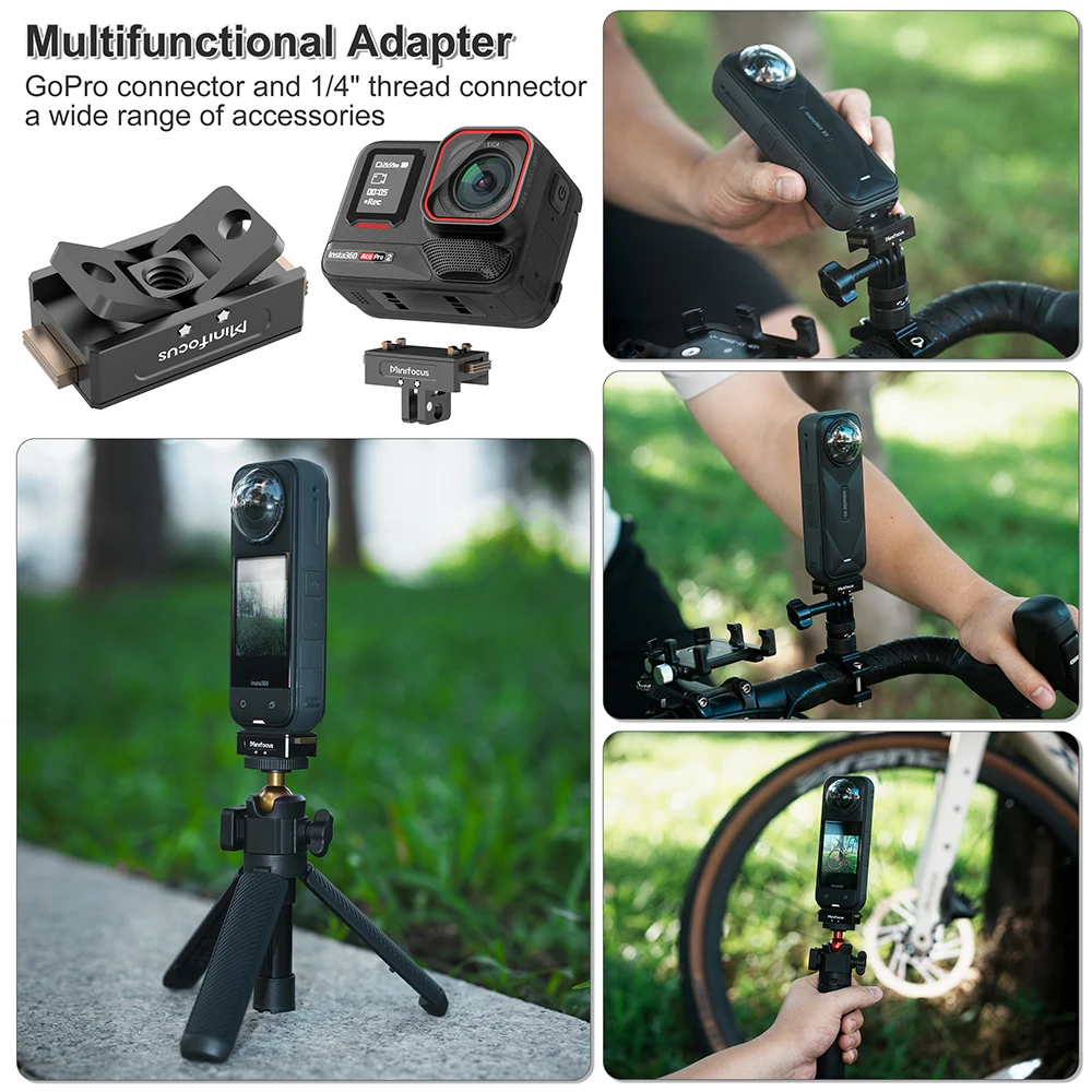 Minifocus Magnetische Adapterhalterung für Insta360 X5 X4 Ace 3