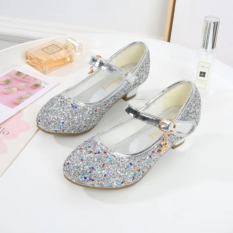 Mädchen Lila High Heels Für Kinder Prinzessin ROT 3
