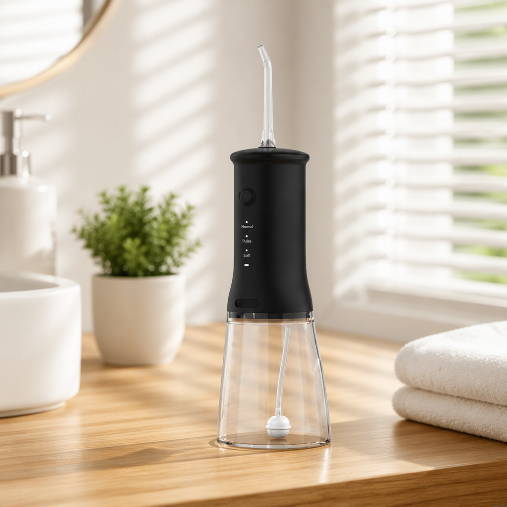 Rechargeable Oral Irrigator Water Flosser With IPX7 Waterproof