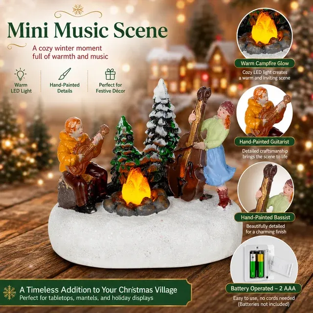 Illuminated Village Figurine 3