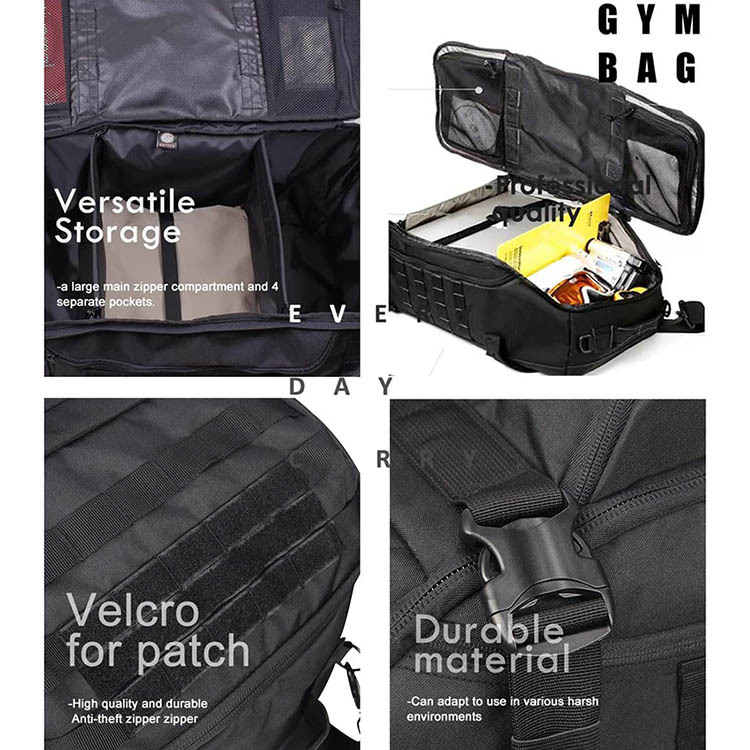 Wasserdichte taktische Rucksack-Reisetasche 3