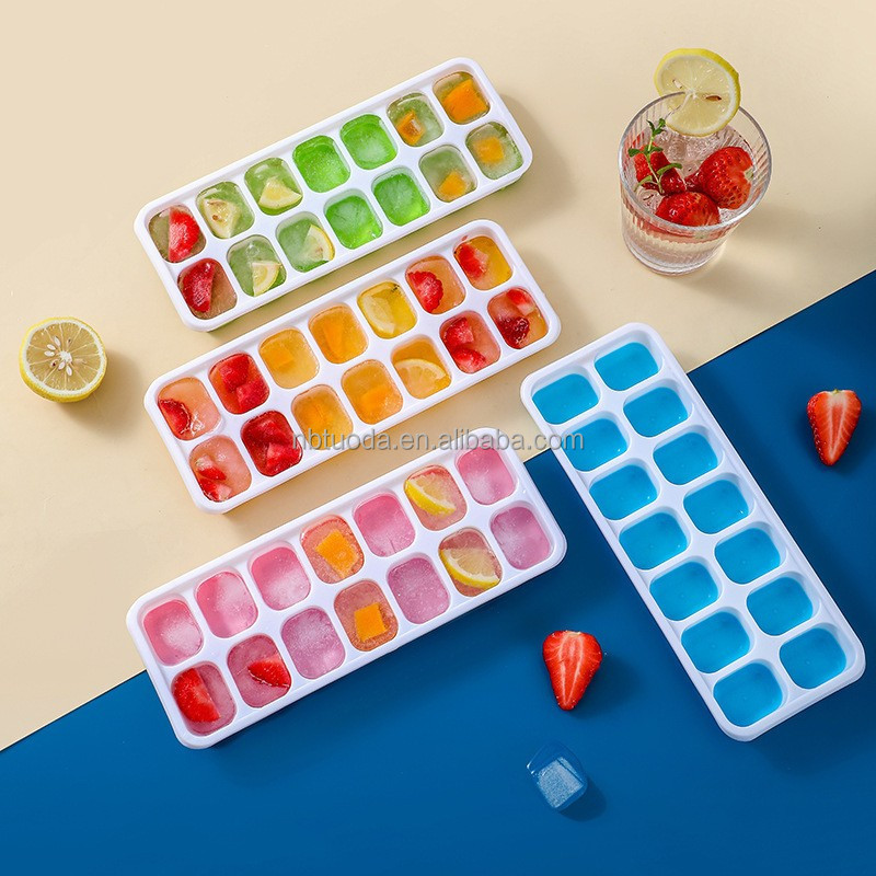 Food Grade Silicone Flexible Ice Cube Tray Moulds