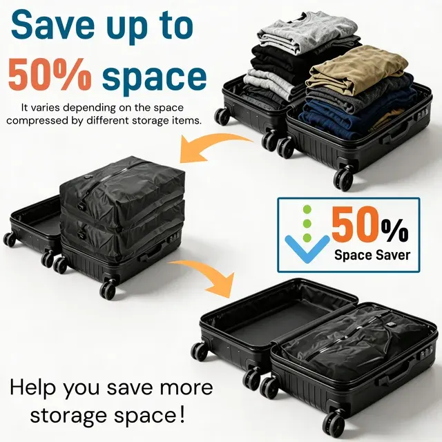 Vacuum Travel Compression Storage Bags 3