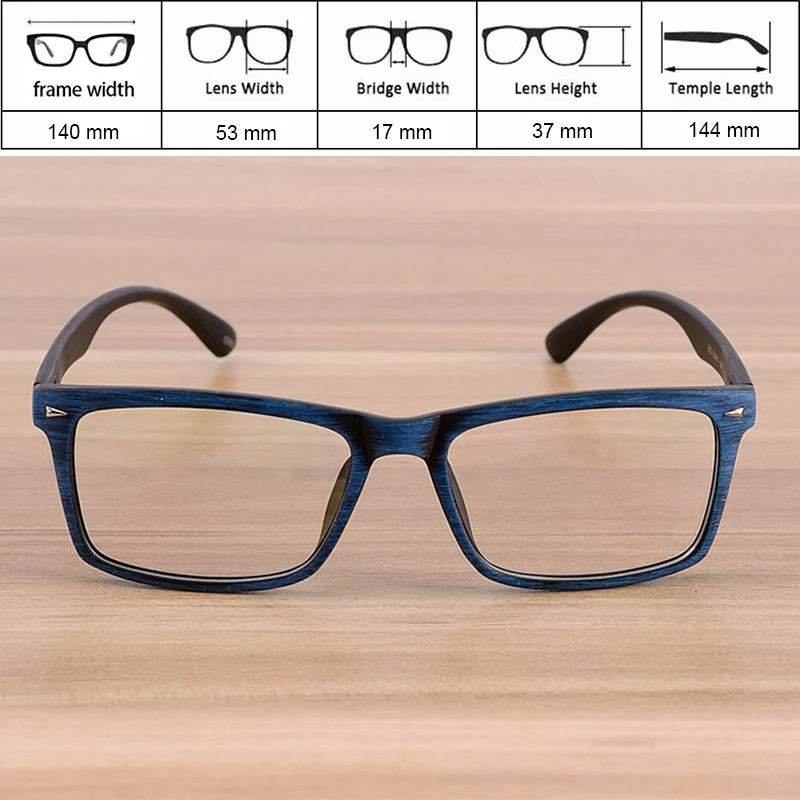 Reven Brille Männer und Frauen Unisex Holz Muster 2