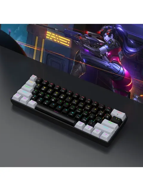 Compact Wired 60% RGB Gaming Keyboard 3