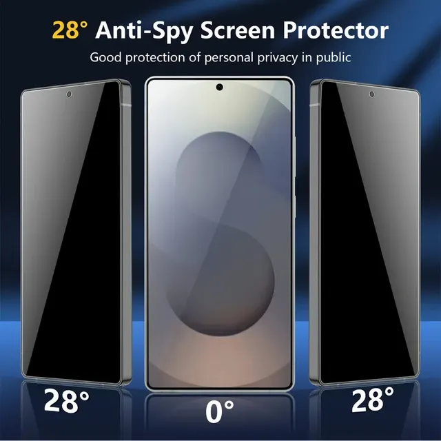 2-Pack Privacy Tempered Glass Screen Protector 2