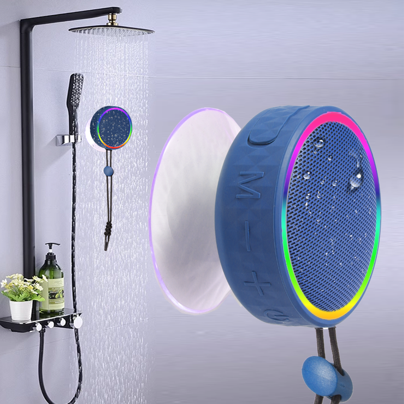 Mini Portable 5W Shower Wireless Bluetooth Round Speaker